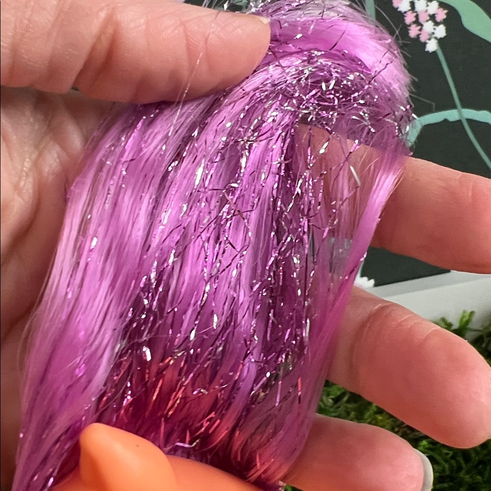 VINTAGE Hasbro My Little Pony figure G3 2002 Island Rainbow Y2K Tinsel Hair ✨ - Picture 9 of 15